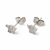 304 Stainless Steel Butterfly Stud Earrings for Women EJEW-C004-11P-1