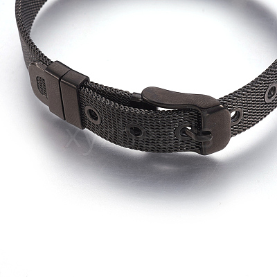 304 Stainless Steel Watch Bands WACH-P015-02B-1