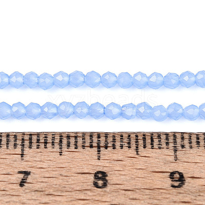 Imitation Jade Glass Beads Strands GLAA-T028-2mm-11L-1