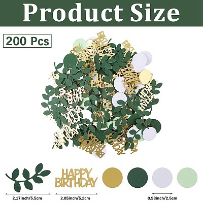 200Pcs Paper Confetti AJEW-CP0010-78A-1