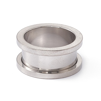 Non-Tarnish 304 Stainless Steel Ear Plugs Gauges EJEW-G317-01M-P-1