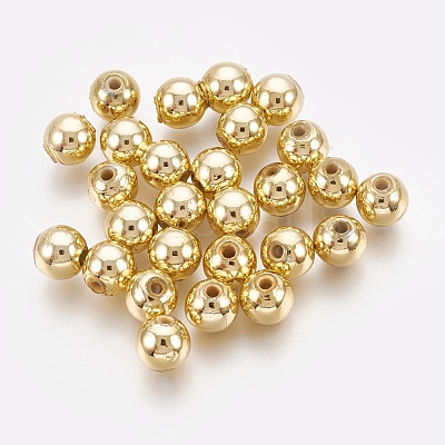 ABS Plastic Beads KY-G007-6mm-G-1