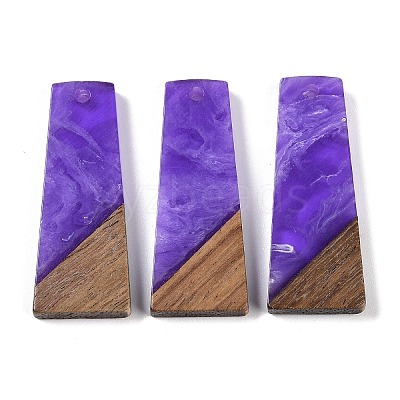 Resin & Wood Pendants WOOD-F015-04A-1