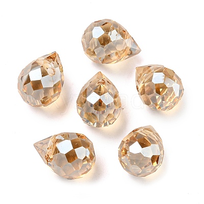 Electroplated Glass Beads EGLA-K062-01A-AB01-1