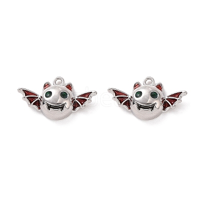 Rack Plating Alloy Enamel Pendants FIND-I037-11P-1
