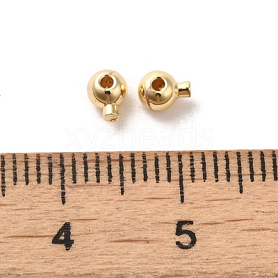 Brass Crimp Beads KK-F826-04LG-1