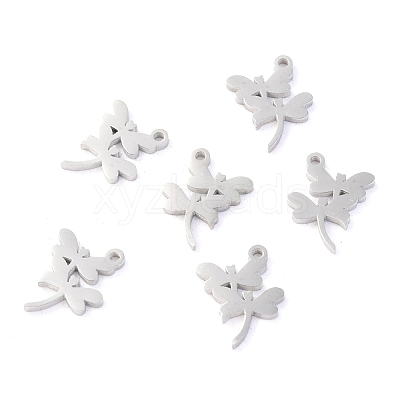Non-Tarnish 304 Stainless Steel Charms STAS-O142-61P-1