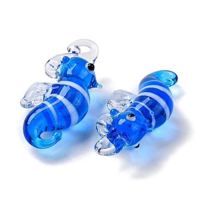 Handmade Lampwork Pendants LAMP-S068-08H-1