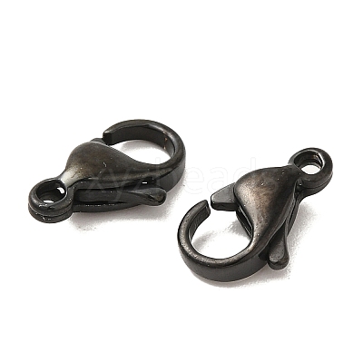 Ion Plating(IP) Polished 304 Stainless Steel Lobster Claw Clasps STAS-R072-07A-B-1
