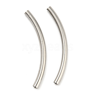 Non-Tarnish 304 Stainless Steel Tube Beads STAS-B047-27N-P-1