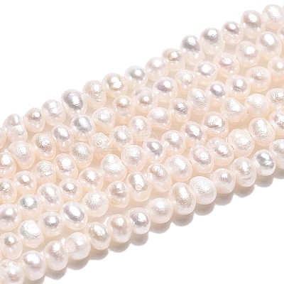 Natural Cultured Freshwater Pearl Beads Strands PEAR-T006-16A-1