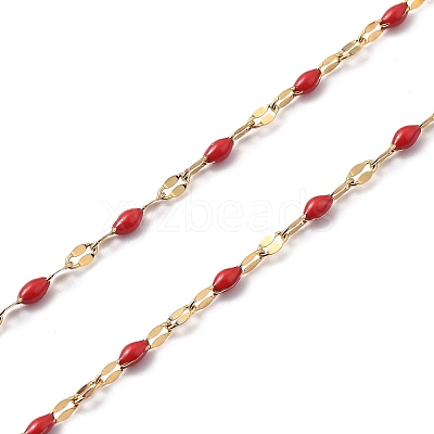 304 Stainless Steel Link Chain Necklaces NJEW-JN03084-06-1