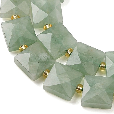 Natural Green Aventurine Beads Strands G-F839-A10-01-1