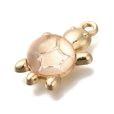Acrylic Alloy Pendants FIND-M041-03E-1