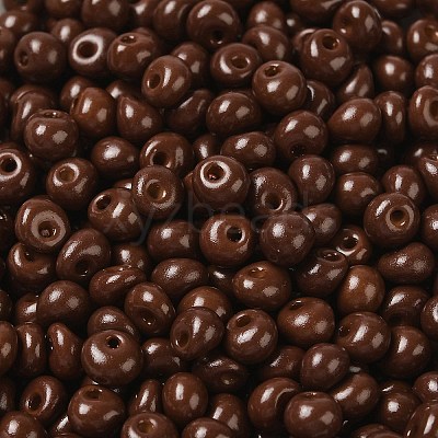 6/0 Opaque Baking Paint Glass Seed Beads X1-SEED-M012-02A-14-1