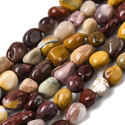 Natural Mookaite Beads Strands G-P601-A11-02-1