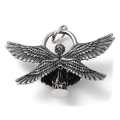 Ion Plating(IP) 304 Stainless Steel Pendants STAS-D067-02AS-1