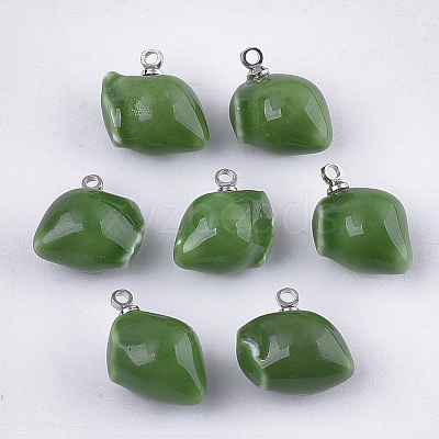 Handmade Porcelain Charms PORC-T002-99-1