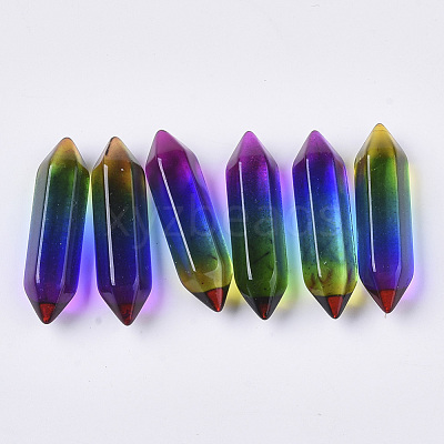 Glass Double Terminated Point Beads GLAA-S167-12A-1