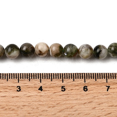 Natural Lepidolite Beads Strands G-F799-B01-7mm-1