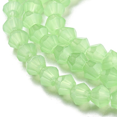 Imitation Jade Glass Beads Strands EGLA-A039-J4mm-D01-1