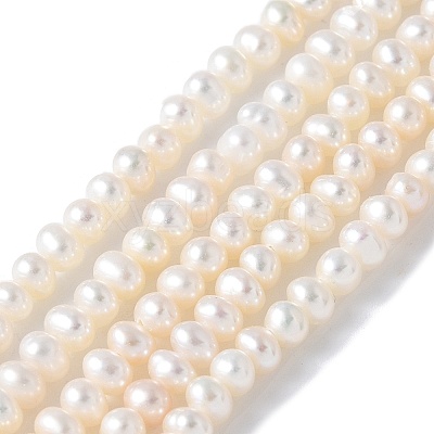 Natural Cultured Freshwater Pearl Beads Strands PEAR-I007-07K-06-1