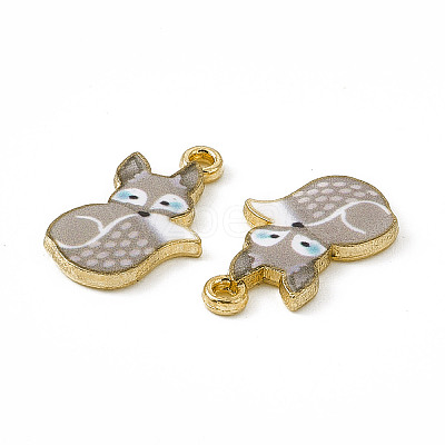 Painted Alloy Pendants PALLOY-P288-05G-02-1