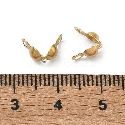 304 Stainless Steel Bead Tips STAS-P448-04B-G-1