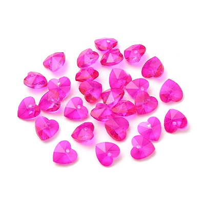 Romantic Valentines Ideas Glass Charms G030V10mm-37-1