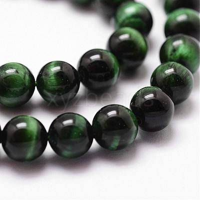 Natural Tiger Eye Bead Strands G-D840-54-6mm-01-1
