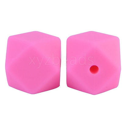 Octagon Food Grade Silicone Beads PW-WG43860-88-1