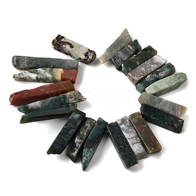 Natural Indian Agate Beads Strands G-S386-D05-1