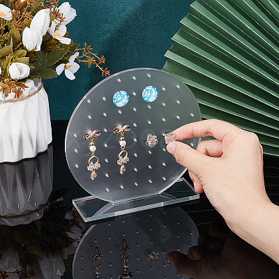 Acrylic Earring Display Stand EDIS-WH0023-01A-1