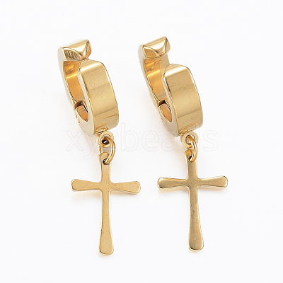 304 Stainless Steel Clip-on Earrings EJEW-H351-17-1