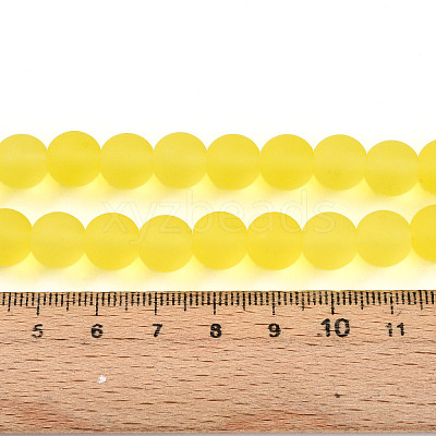 Transparent Glass Beads Strands GLAA-T032-T10mm-MD12-1