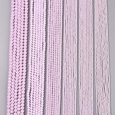 Glass Beads Strands EGLA-A044-J8mm-D02-1