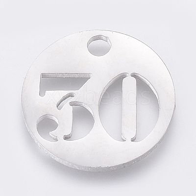 Non-Tarnish 304 Stainless Steel Pendants STAS-F233-30-P-1