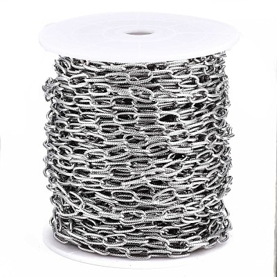 Tarnish Resistant 304 Stainless Steel Cable Chains CHS-T003-21P-NF-1