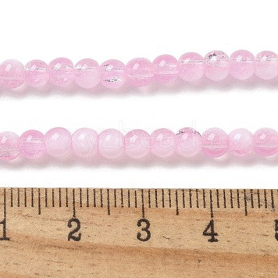 Crackle Glass Beads Strands GLAA-U001-4mm-03-1