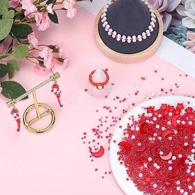 2 Bag Glass & Seed Beads GLAA-SZC0001-94G-1