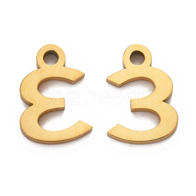 Ion Plating(IP) 304 Stainless Steel Pendants STAS-A045-11G-1