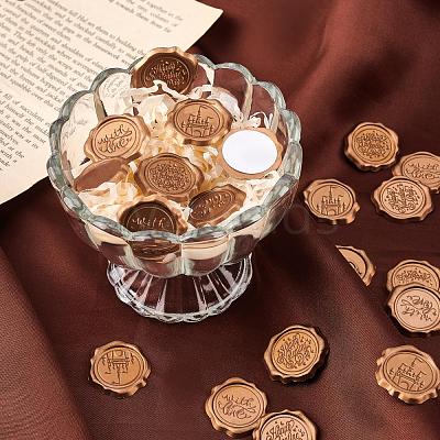 50Pcs Adhesive Wax Stamp Stickers DIY-CP0005-82F-1