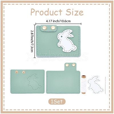 1 Set DIY Clutch Bag Making Kits DIY-CL0001-63A-1
