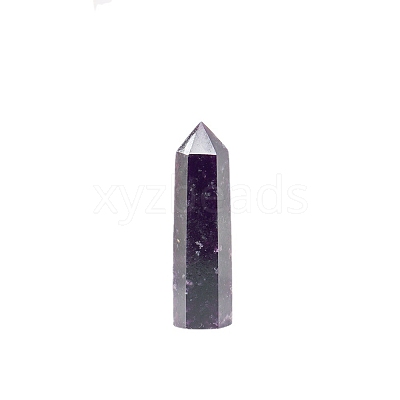 Tower Natural Lepidolite/Purple Mica Stone Home Display Decoration PW-WG15957-02-1