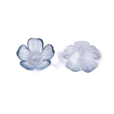 Transparent Plastic Bead Caps KY-Q005-02A-01-1