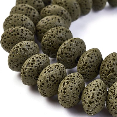 Natural Lava Rock Beads Strands G-I220-17A-03-1