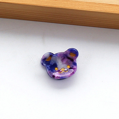 Cellulose Acetate(Resin) Claw Hair Clips OHAR-PW0003-031J-1