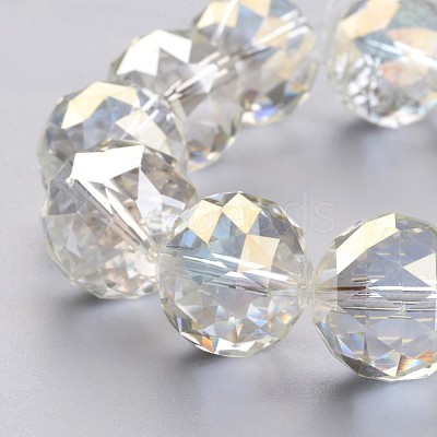 Electroplate Glass Bead Strands EGLA-J140-FR02-20mm-1