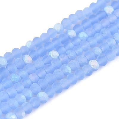 Transparent Glass Beads Strands LS-EGLA-A044-T1mm-MB14-1