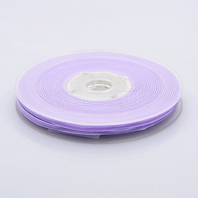 Polyester Velvet Ribbon for Gift Packing and Festival Decoration SRIB-M001-4mm-430-1